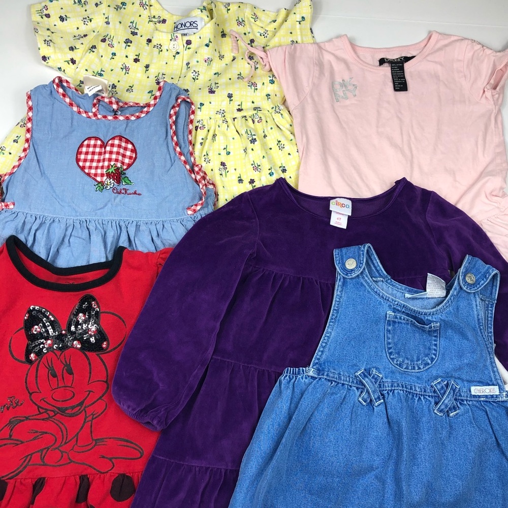 Girls size 4 dress romper bundle EUC vintage items